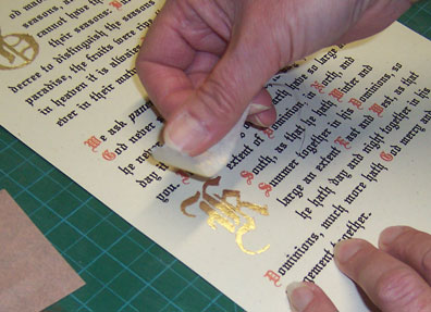 gilded manuscript