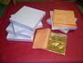 selection of imitation gold leaf selection of imitation gold leaf