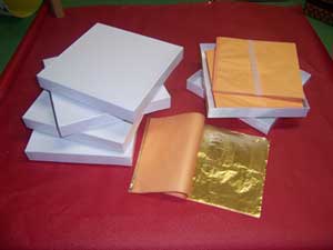 imitation gold leaf