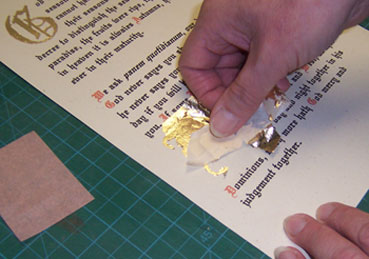 manuscript gilding